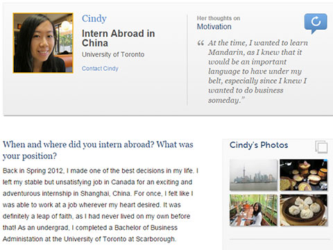 myworldabroad - Stories from Abroad Detail Page